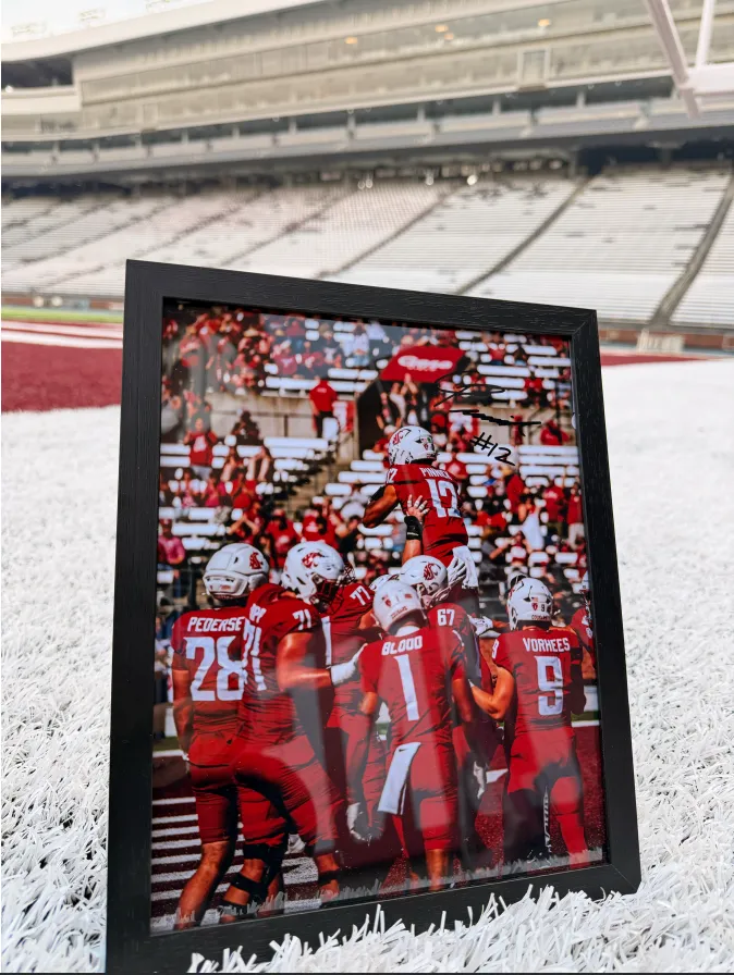 Signed Touchdown Photo - Caden Pinnick