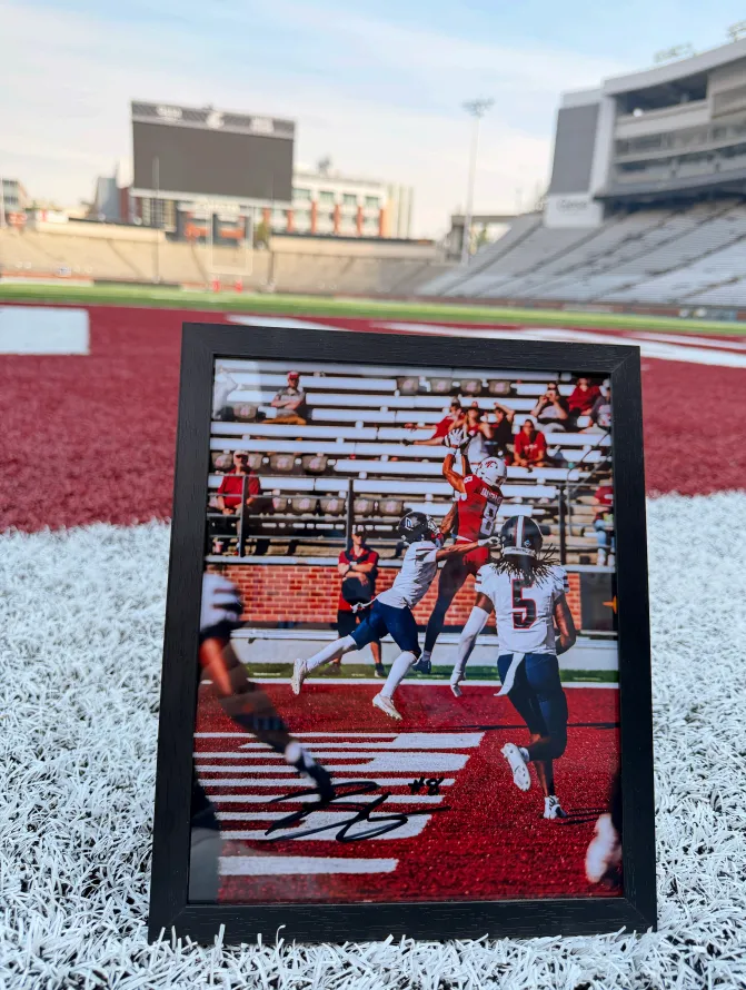 Signed Touchdown Photo - Branden Ganashamoorthy